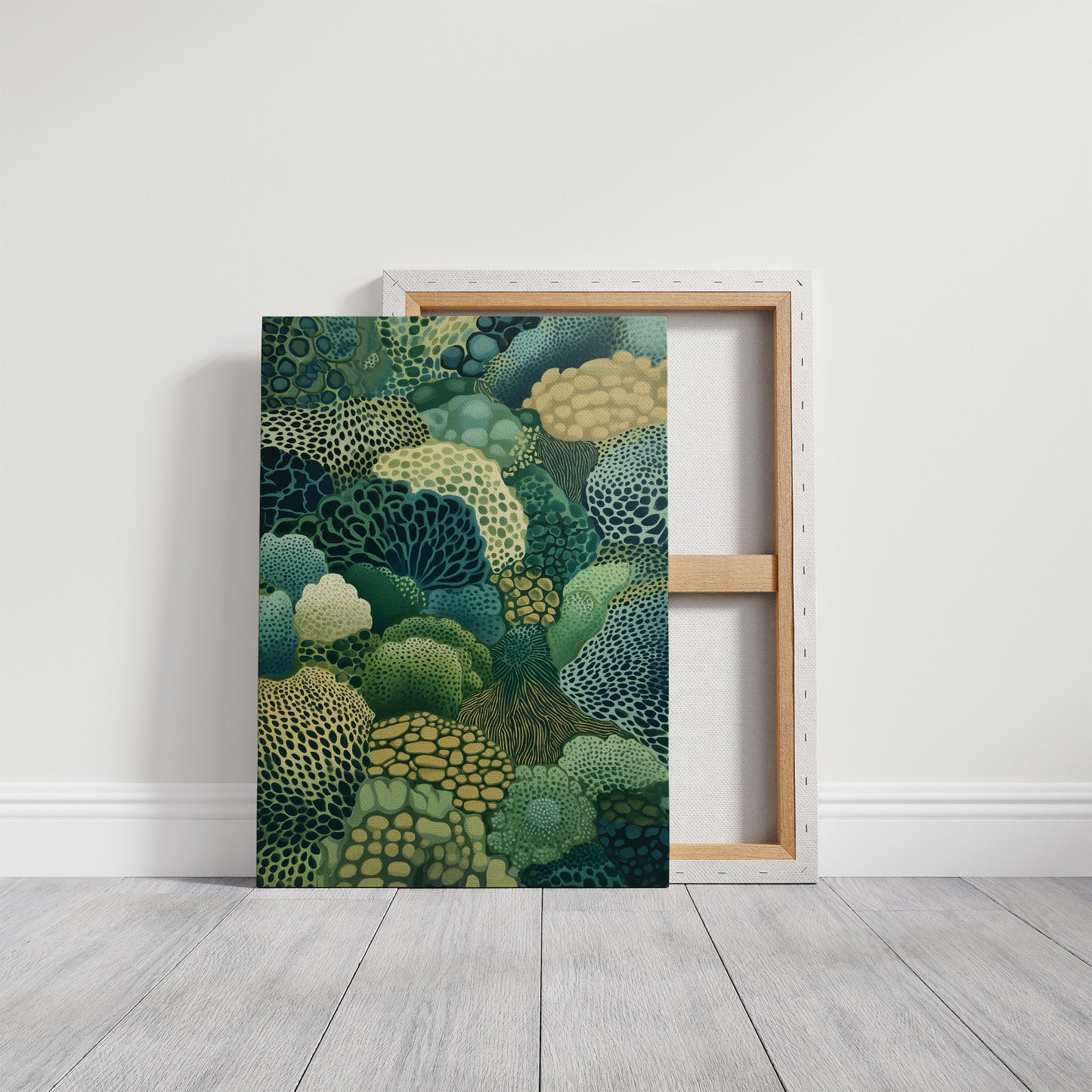 Ocean Forest Blooms In Jade