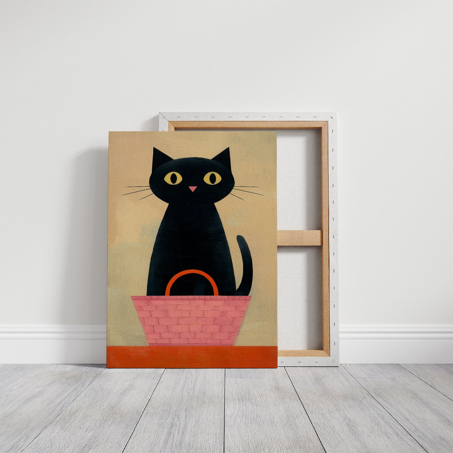 Curious Eyes In A Basket