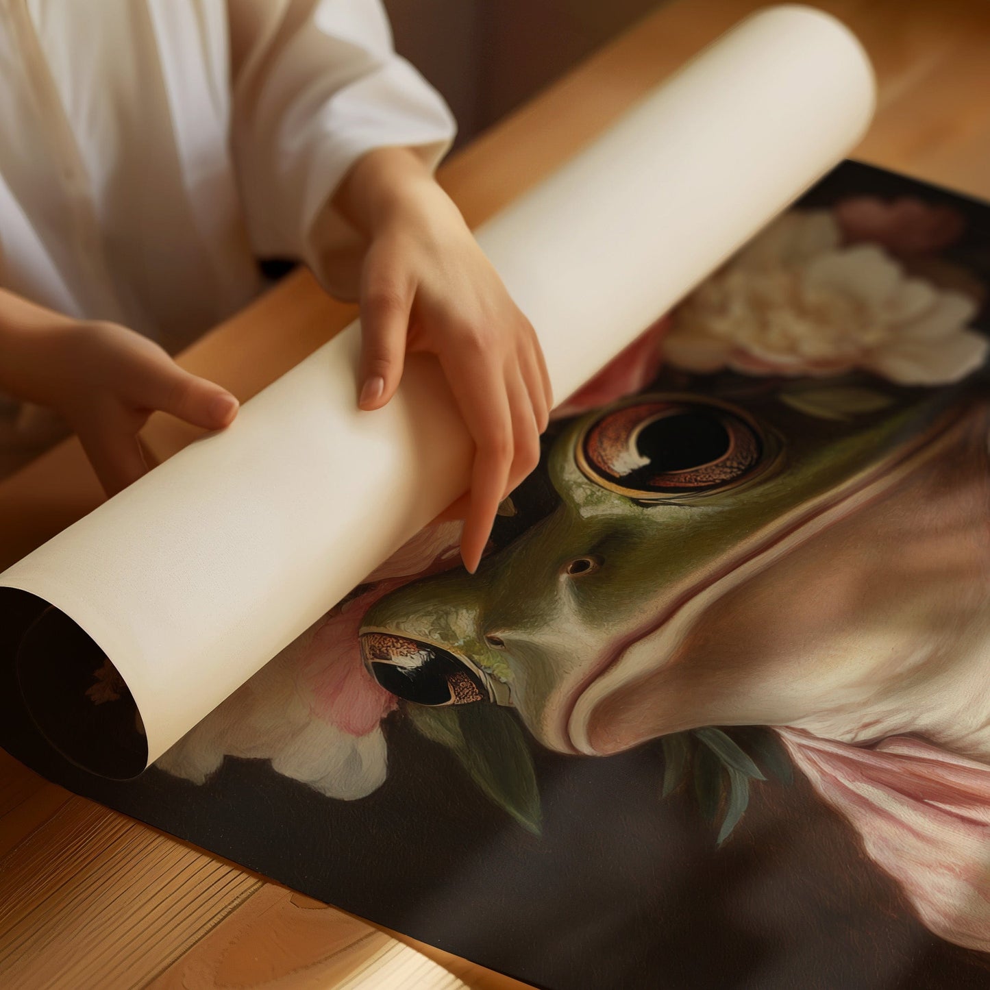 Frog Royalty in Bloom