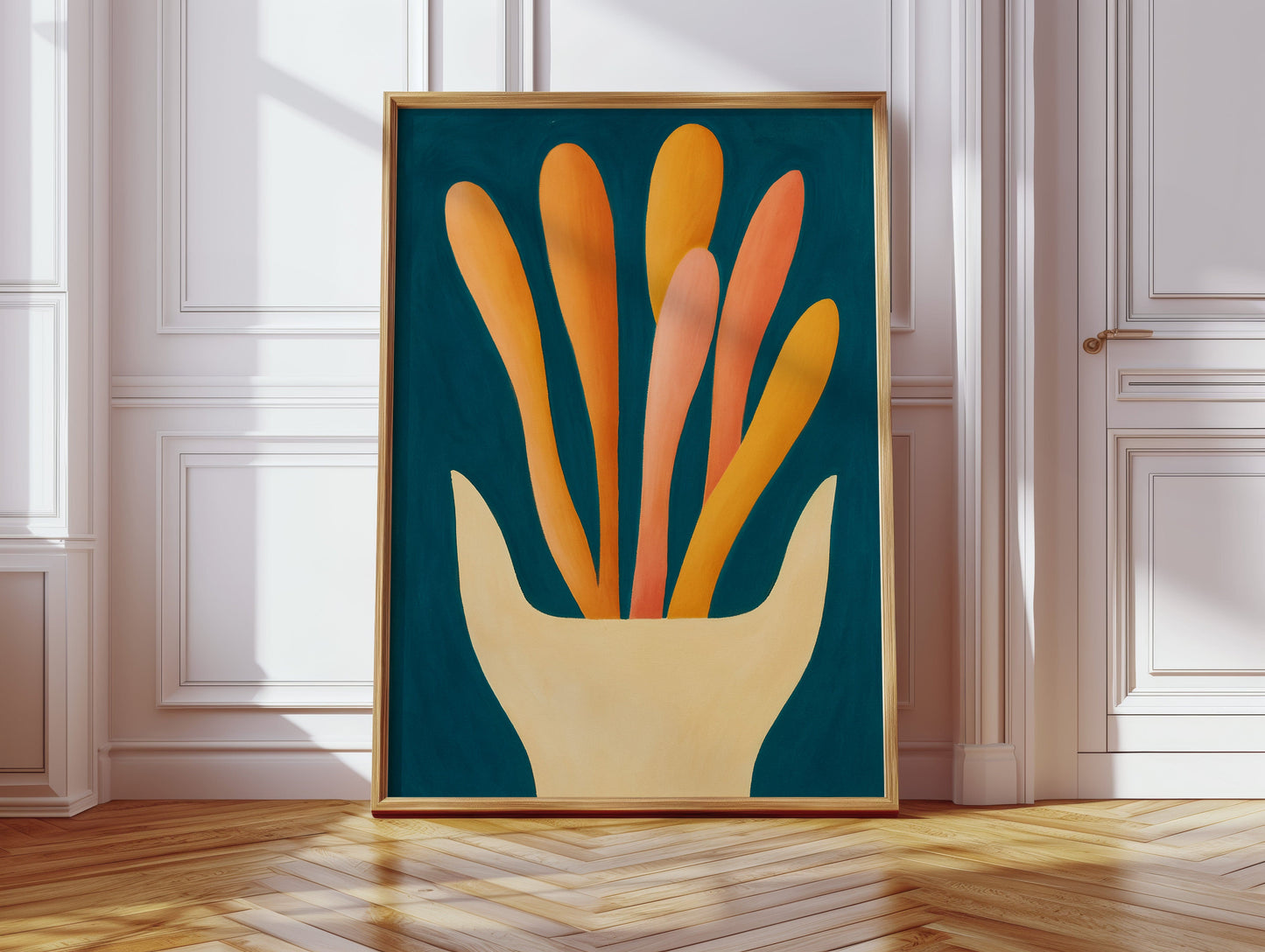 Sunlit Fingers Reach For Sky