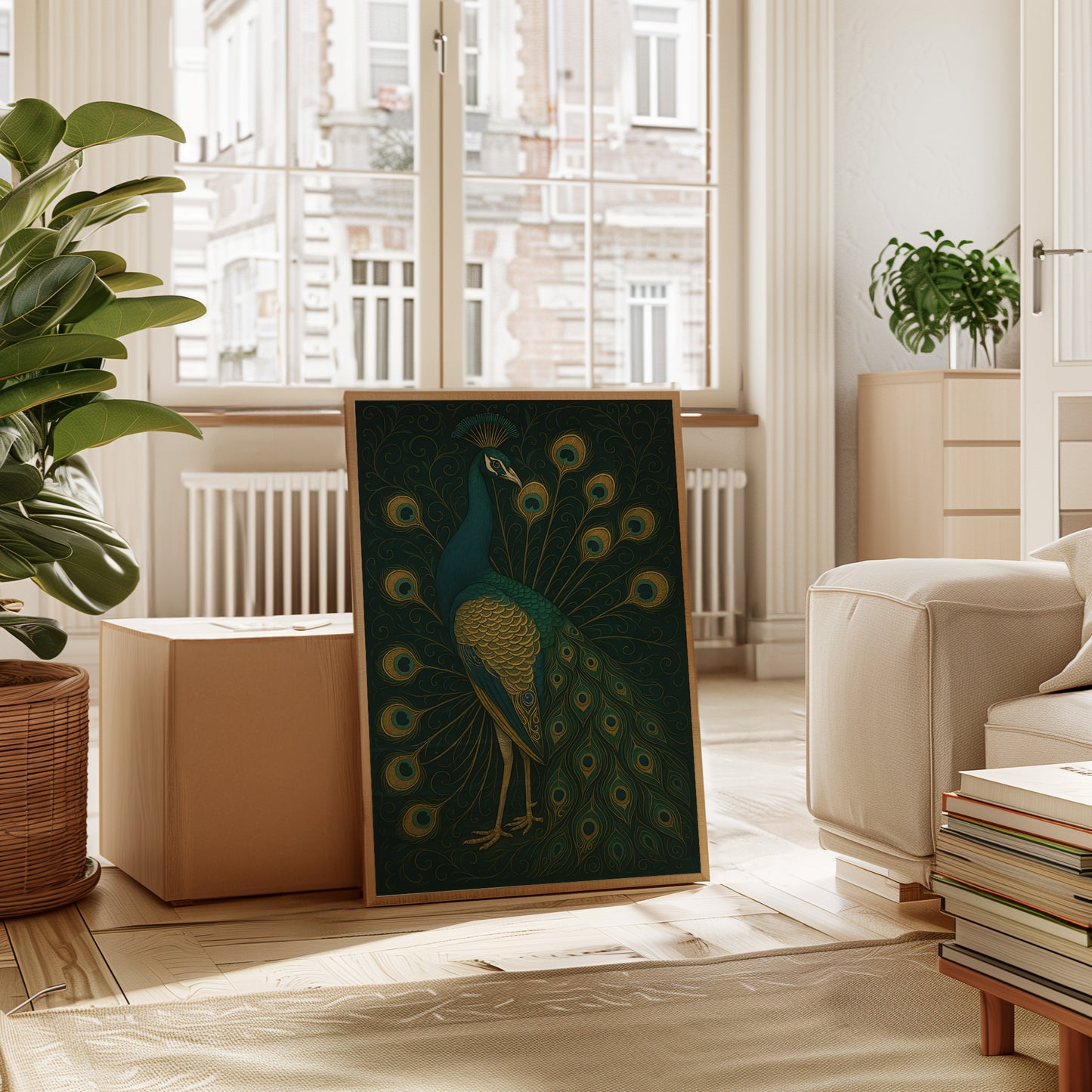 Regal Silence of the Golden Peacock