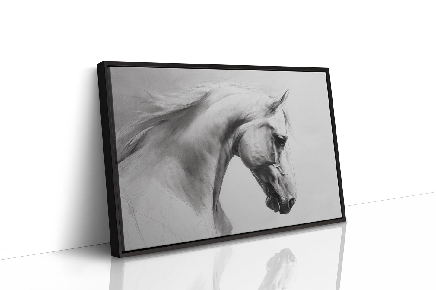 Silent Strength In Charcoal Tones