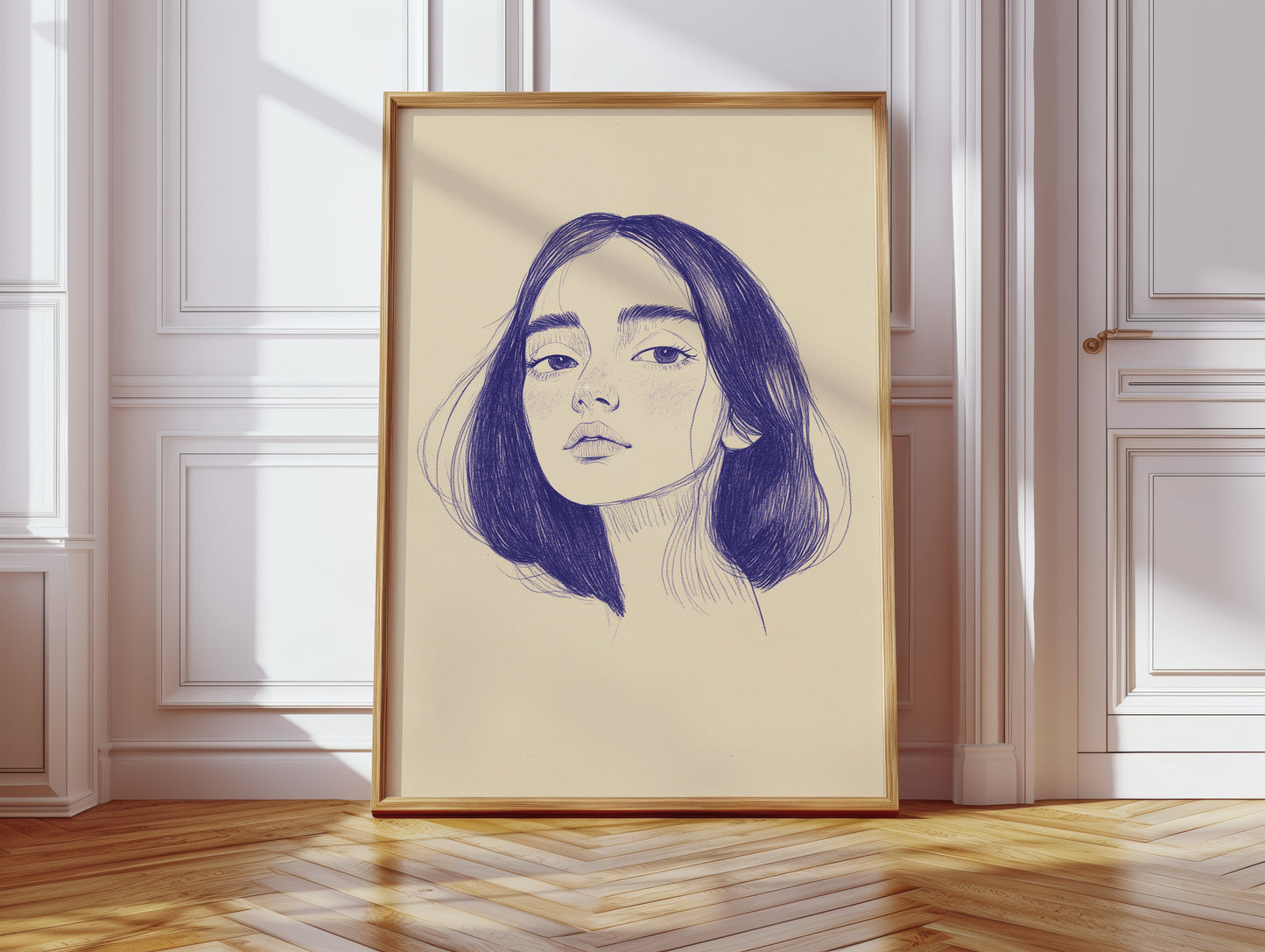 Indigo Lines Tell Silent Stories