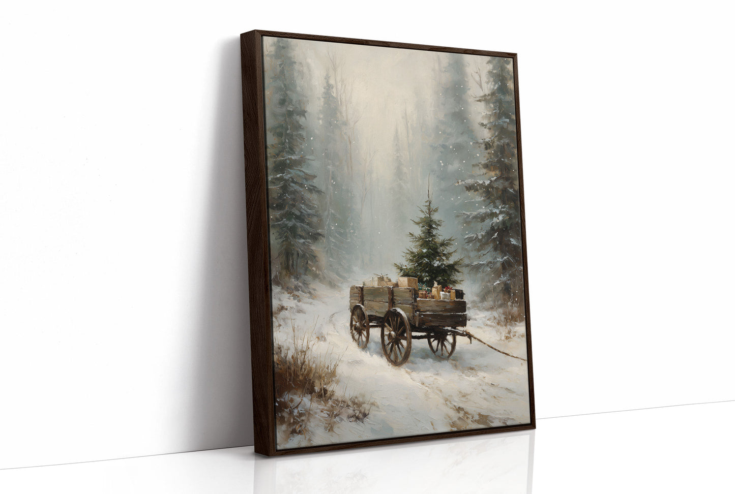Winter Wagon Carries Forest Memories