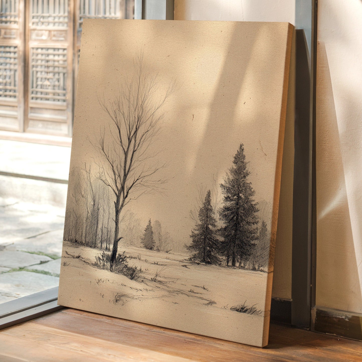 When Silence Paints the Frost