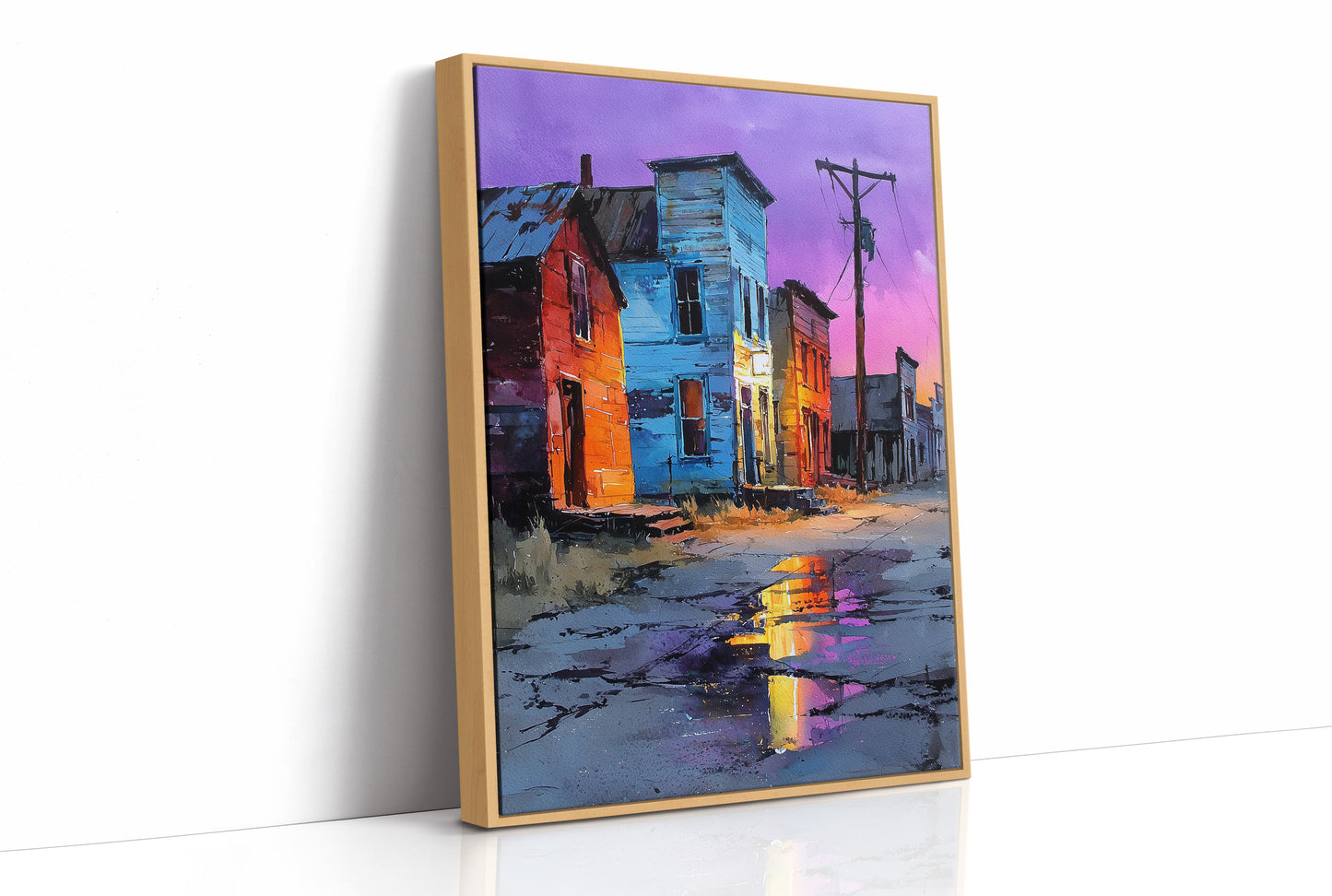 Ghost Town at Dusk