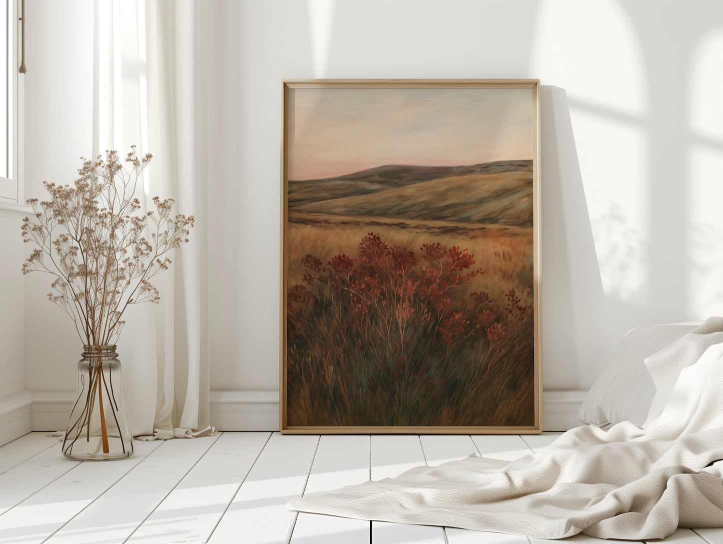 Crimson Sage at Golden Hour