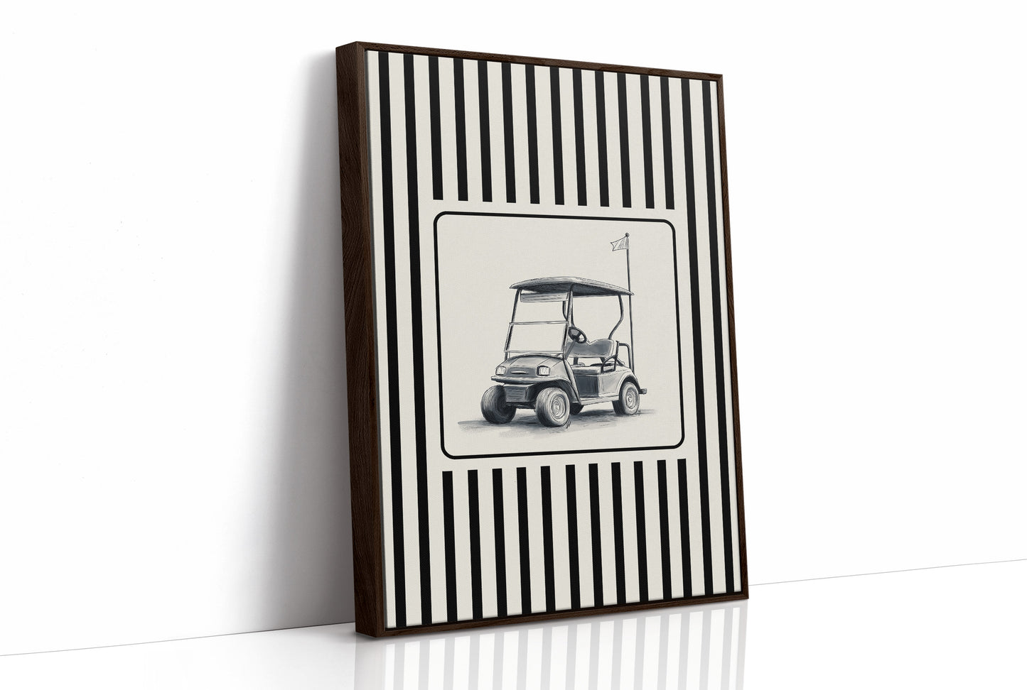 Minimal Golf Cart Sketch