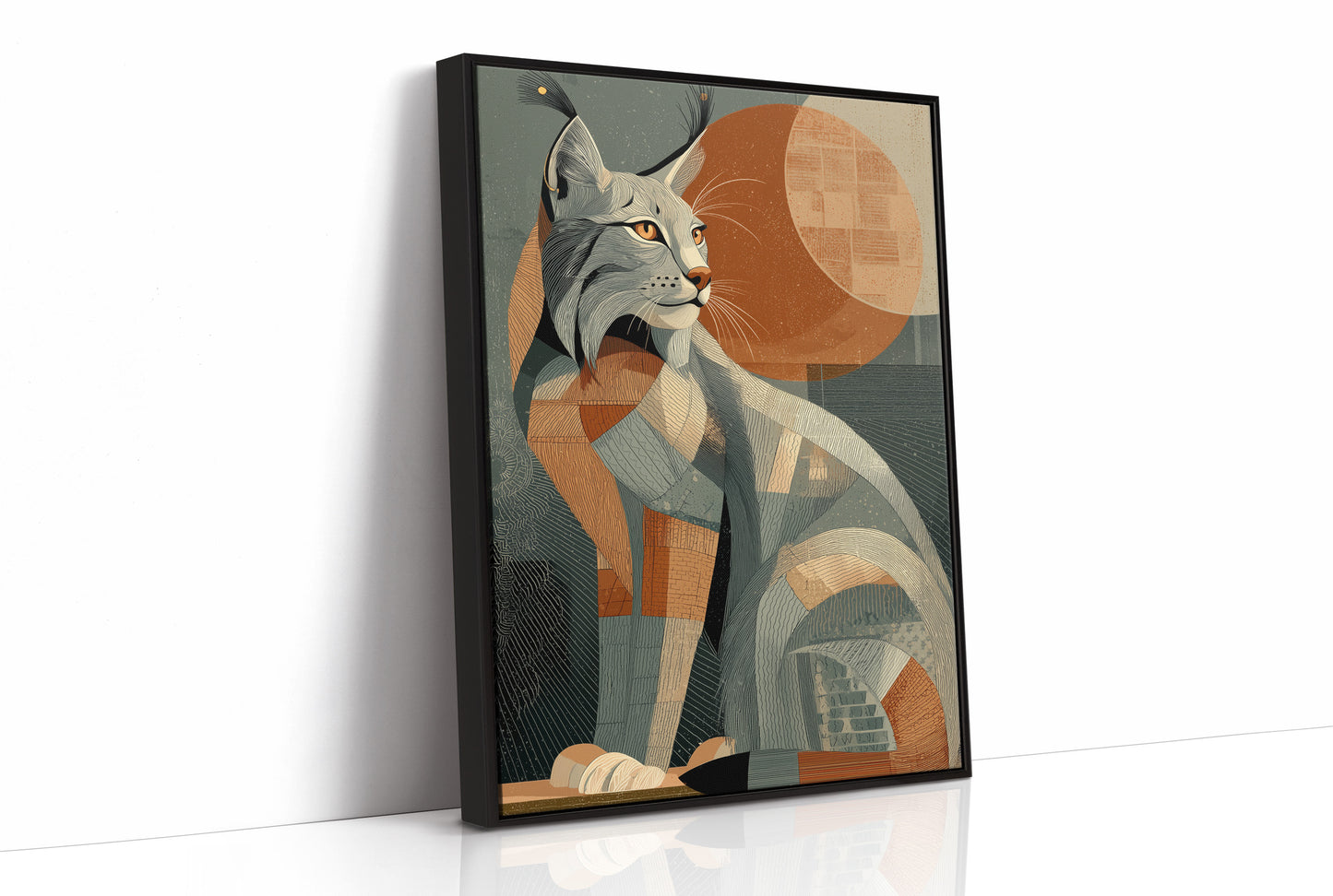 Lynx Beneath a Copper Moon