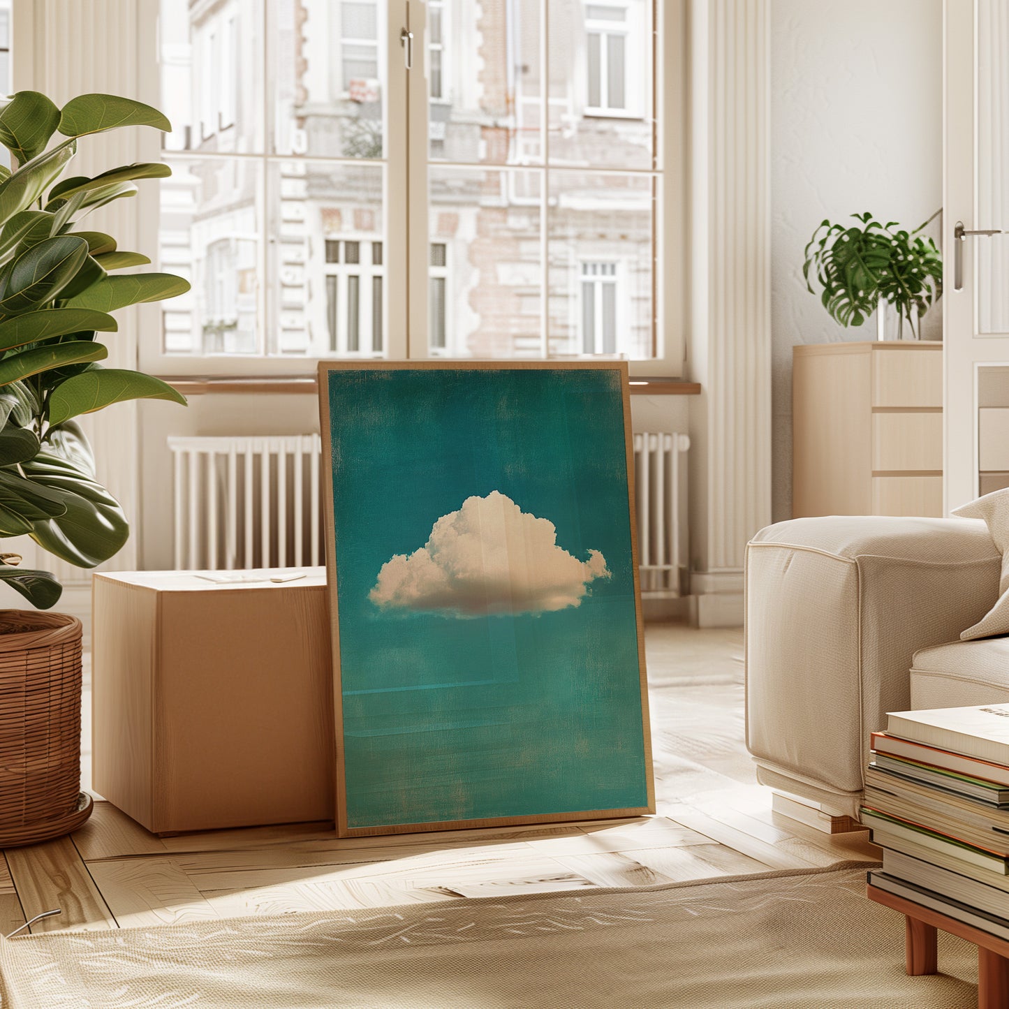 Daydream Cloud Over Turquoise Sky