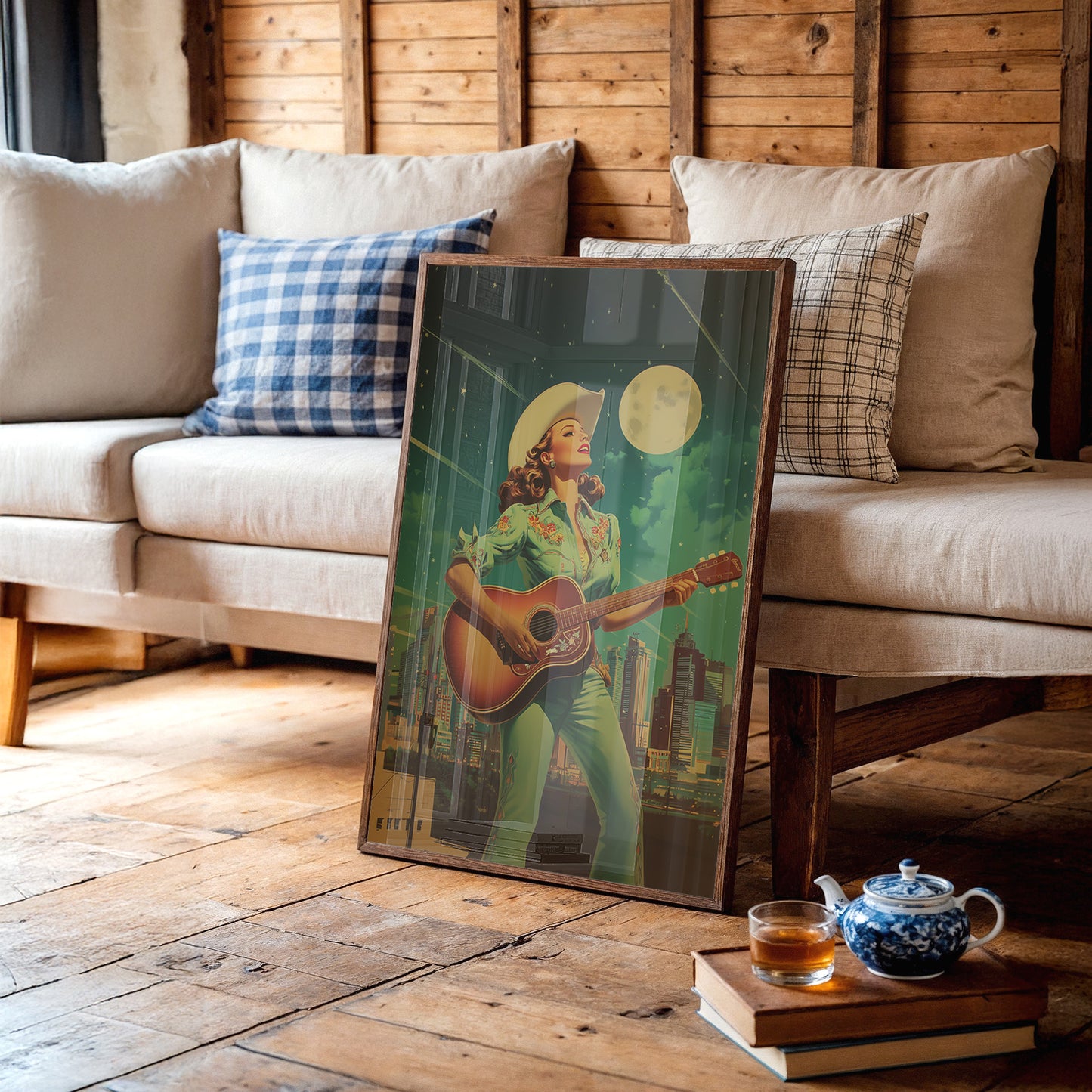 Moonlit Melodies Paint Nashville Green