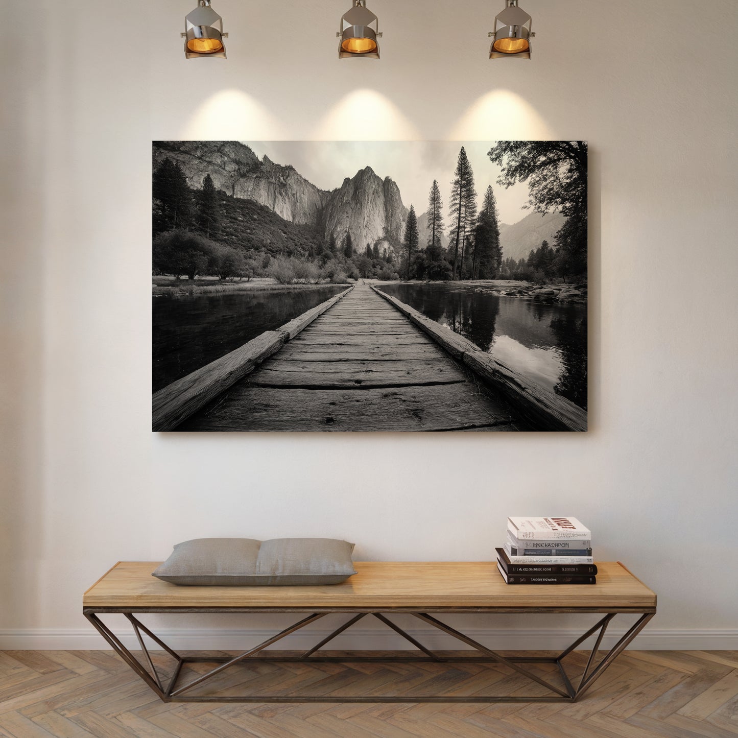 Wooden Path To Mountain Majesty