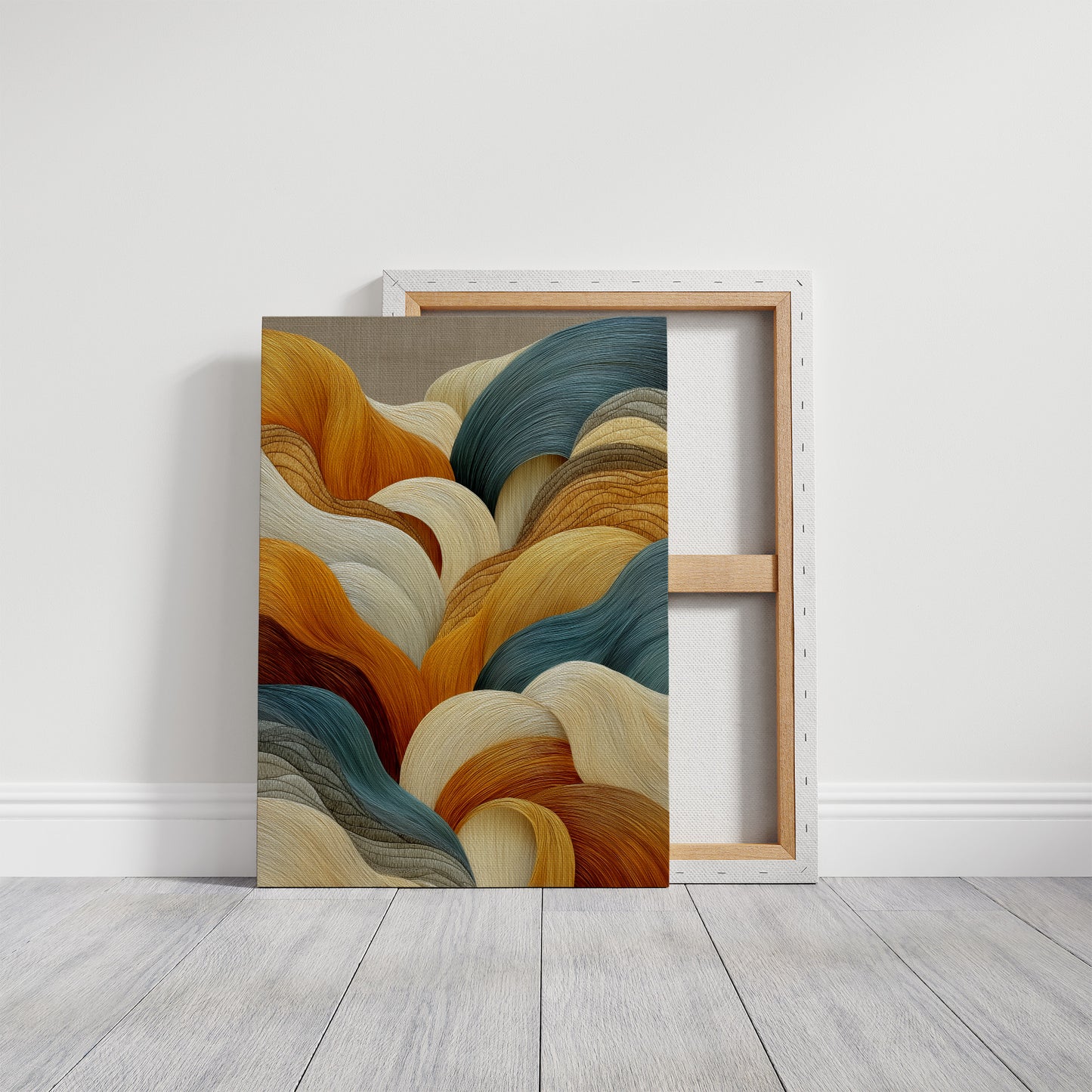 Waves Of Honey Meet Ocean Blue