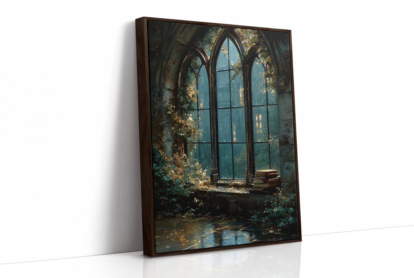 Rain on the Cloister Glass