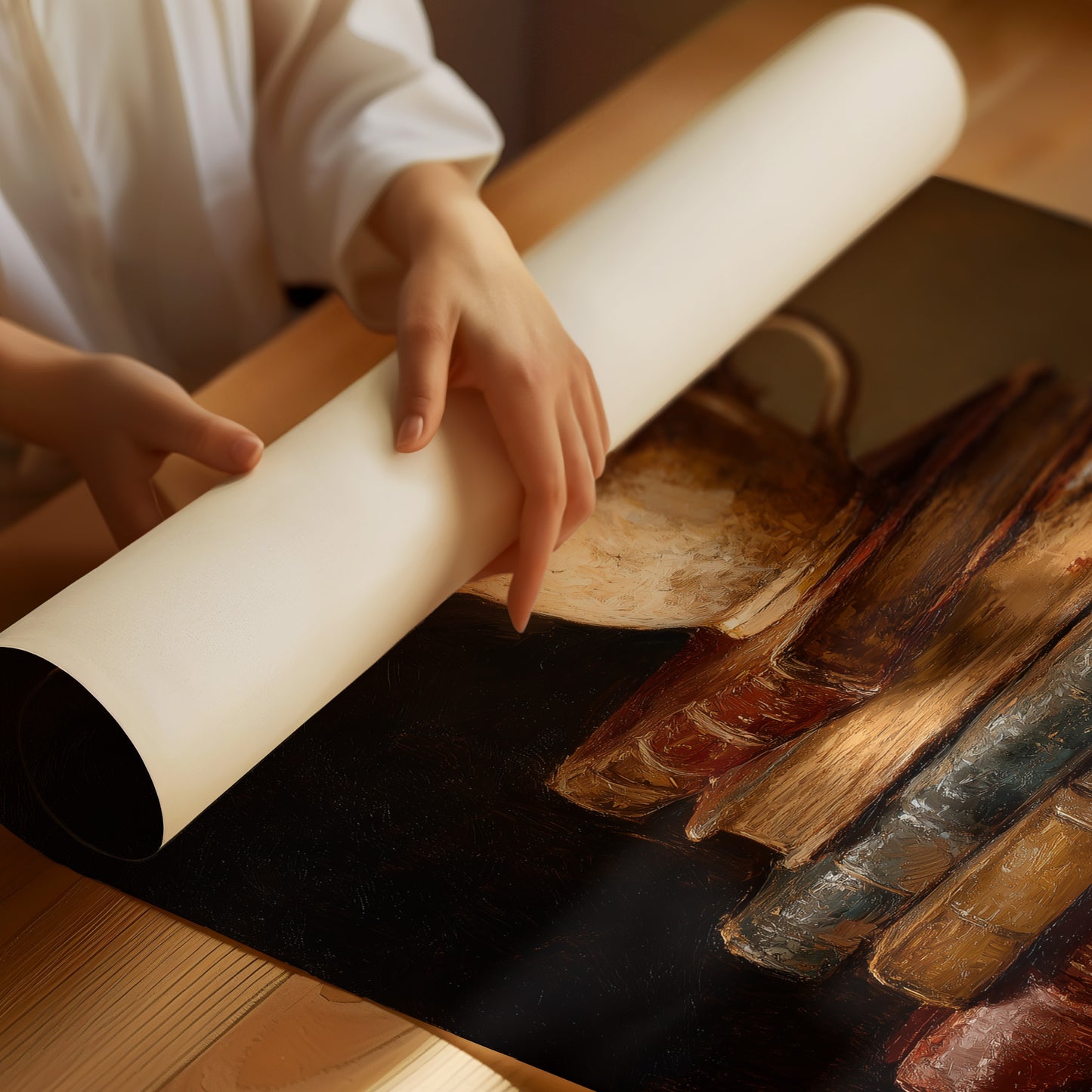 Warmth Between Weathered Pages