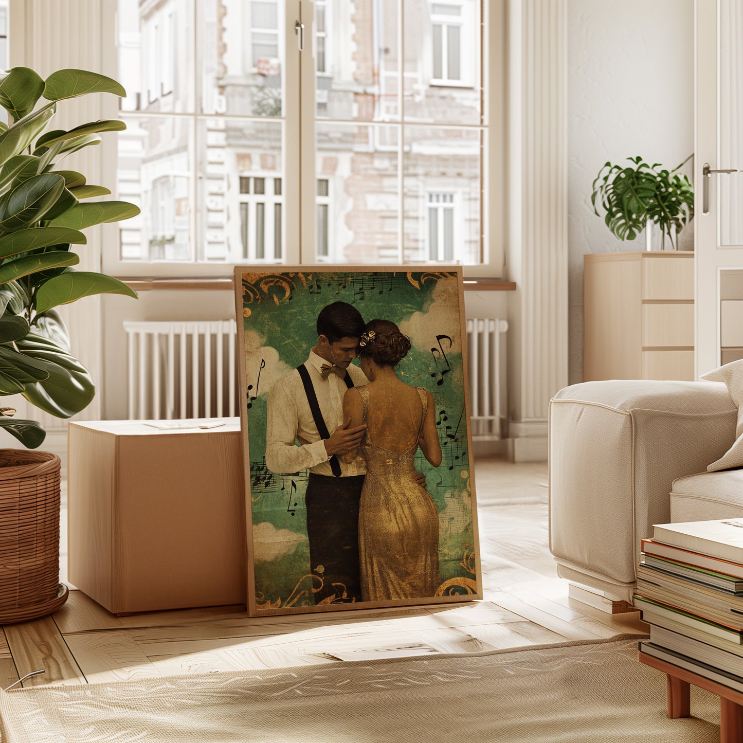 Golden Waltz Beneath the Music Sky