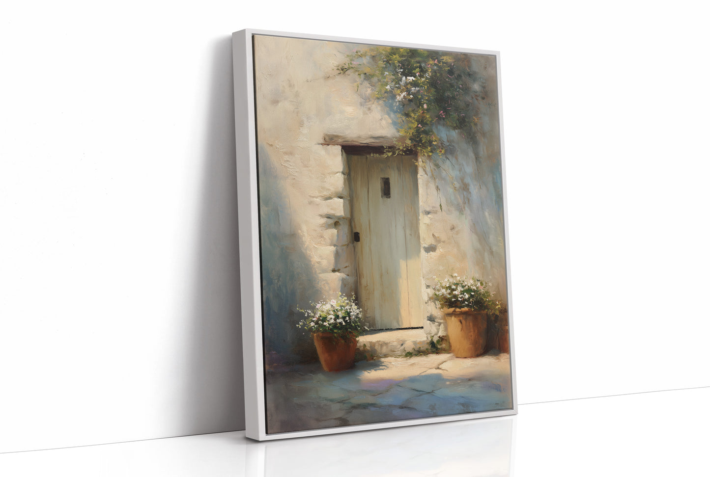 Mediterranean Threshold: Blossoms and Light