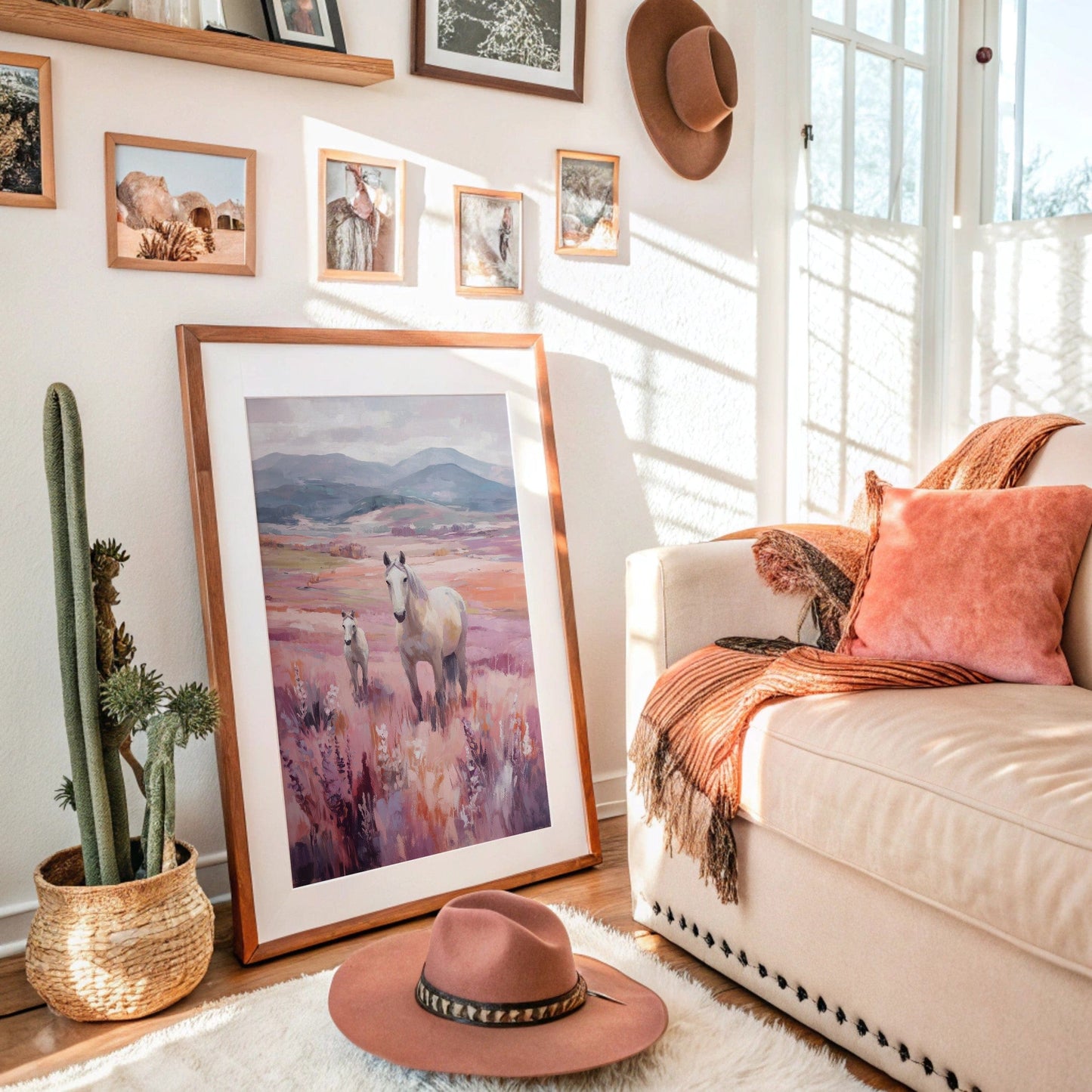 Wild Lavender Calls The Horses Home