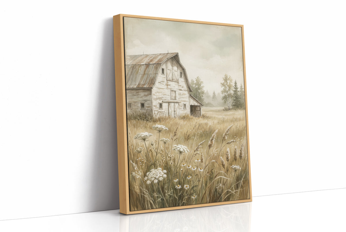 Weathered Barn in the Meadow