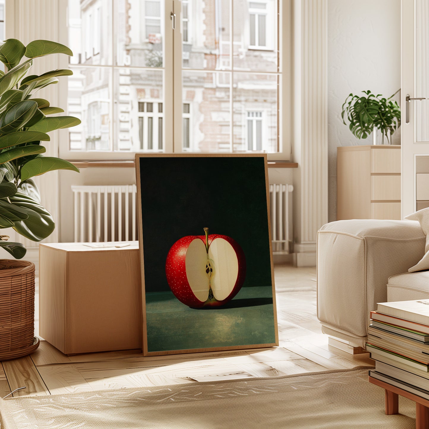 The Apple Divided in Stillness