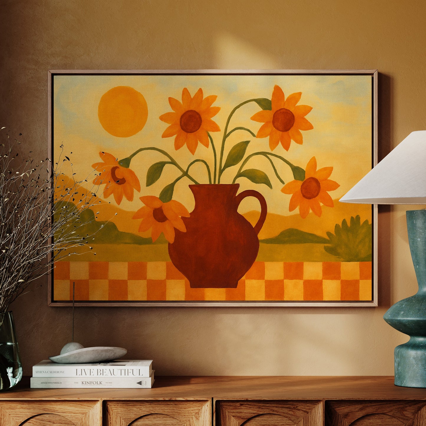 Sunflowers on a Golden Afternoon