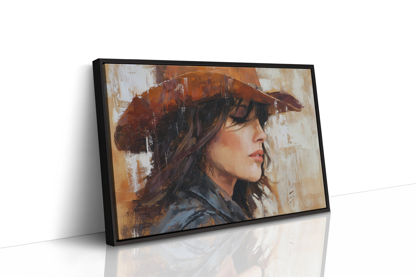 Rust Hat Against Faded Memory