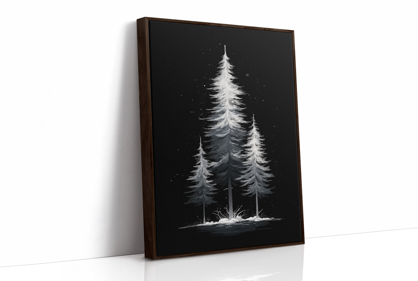 Moonlit Pines Paint Winter's Story