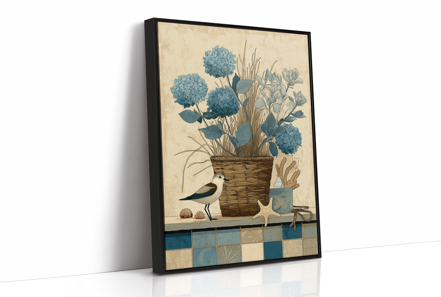 Sandpiper, Hydrangea Basket