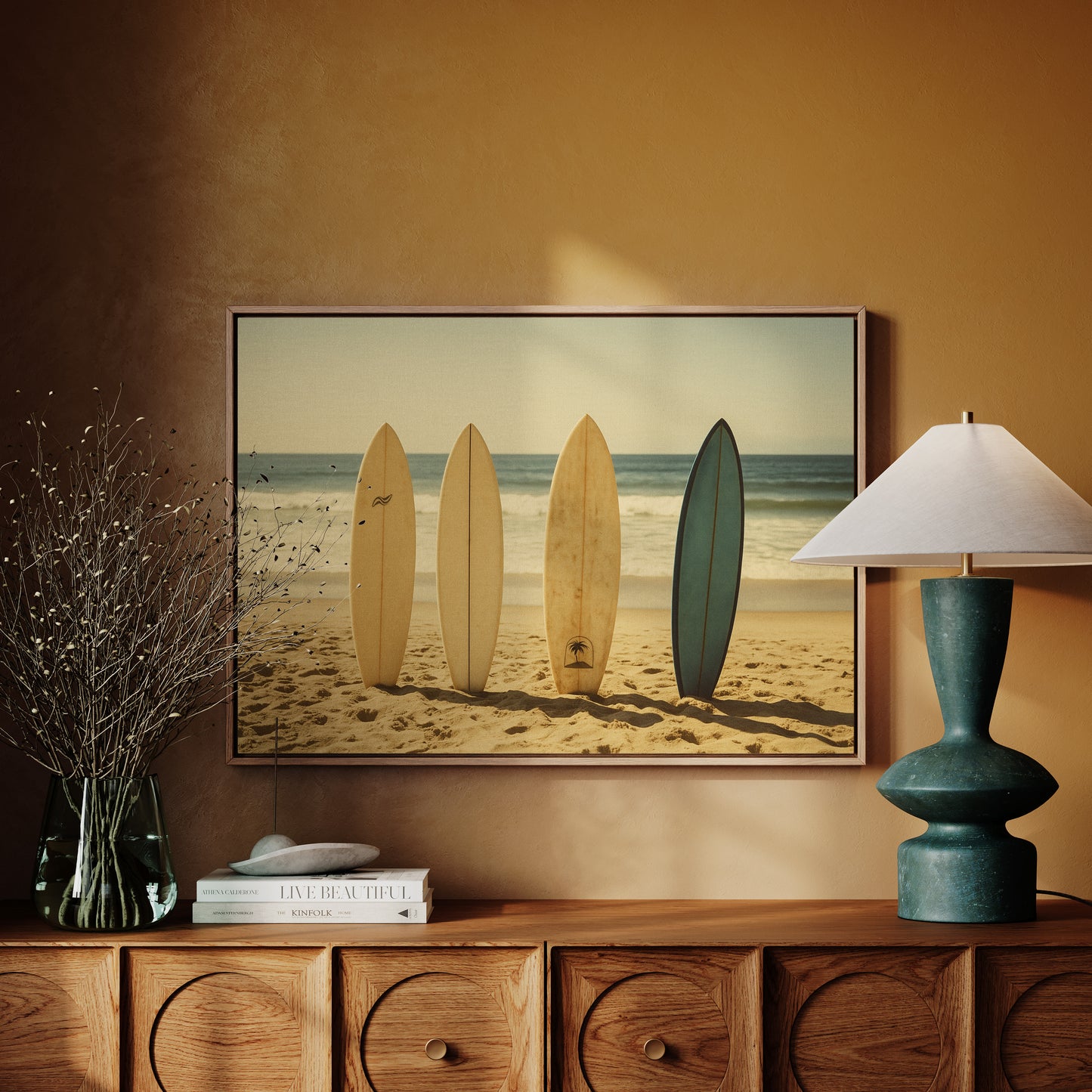 Golden Hour Surfboard Lineup