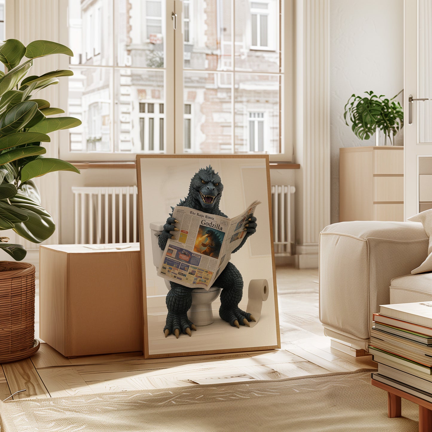 Godzilla on the Throne