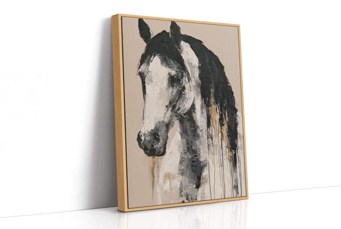 Drip Painted Stallion Study
