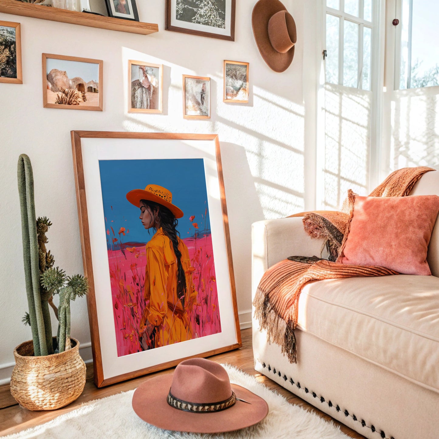 Poppies Dance Through Marigold Fields