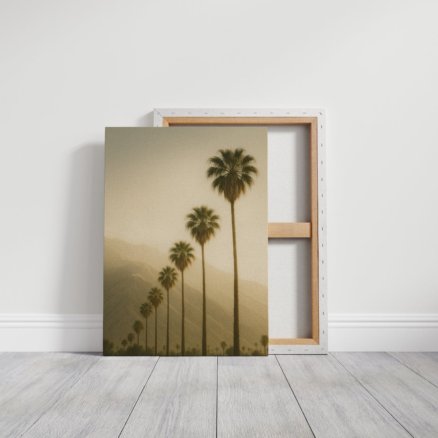 Desert Palms at Dusk