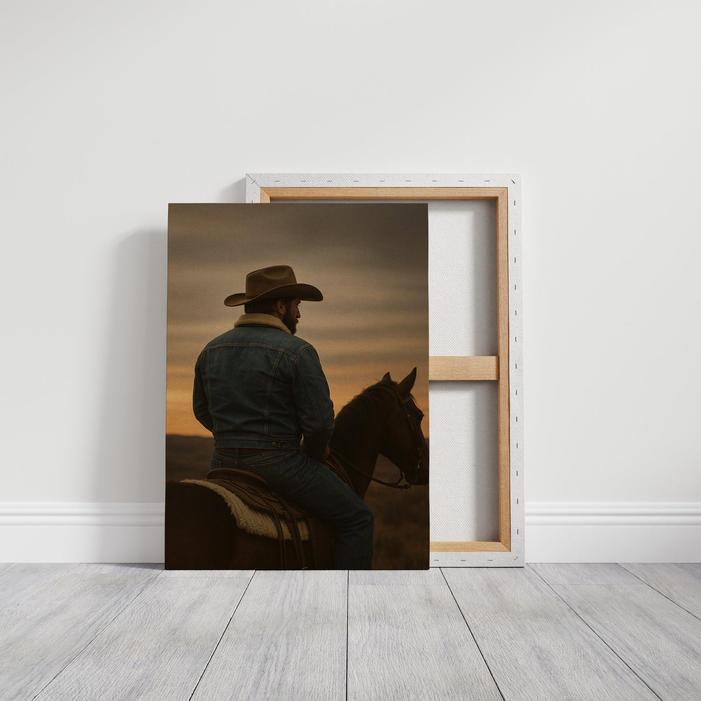Cowboy at Dusk