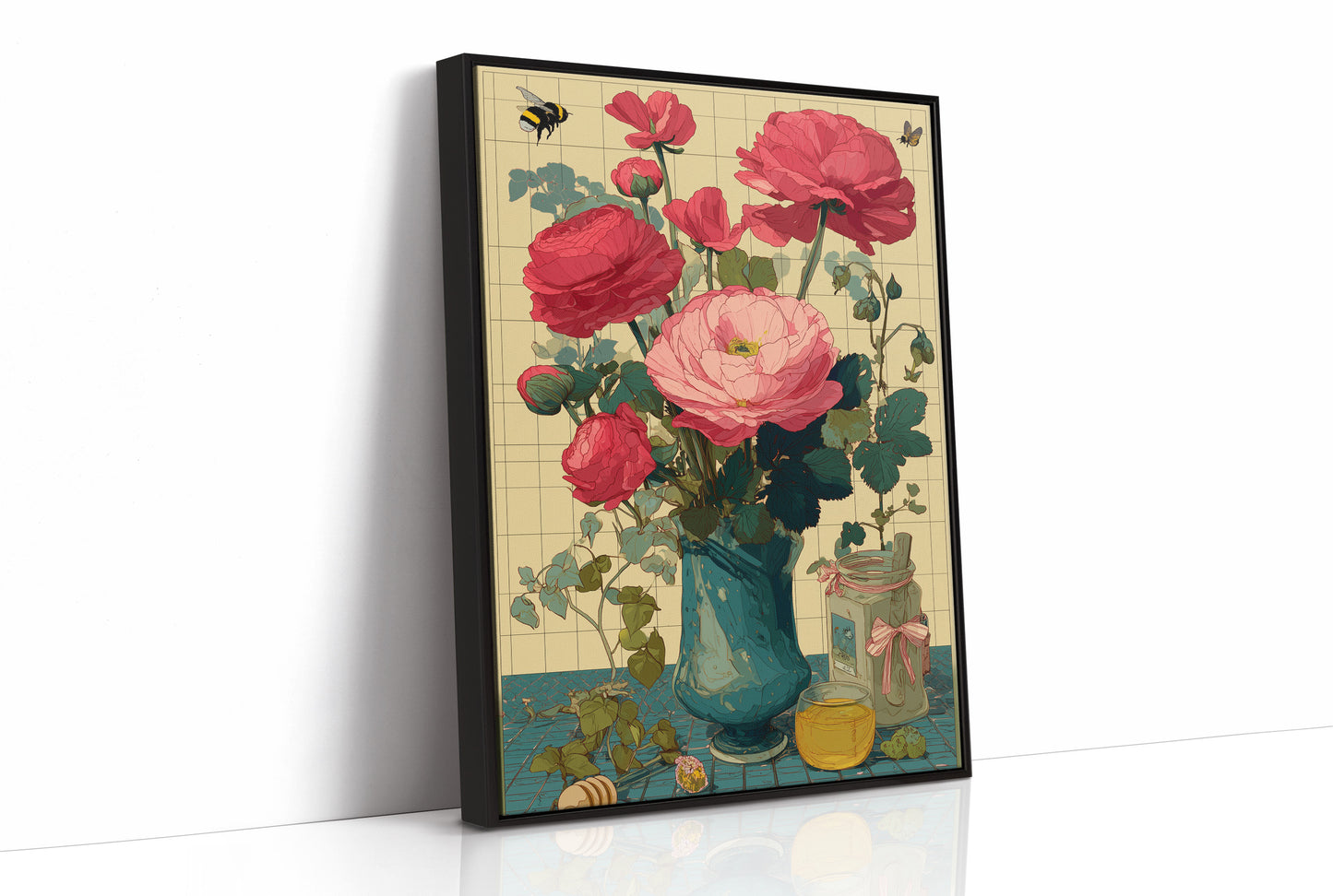 Roses and Golden Honey