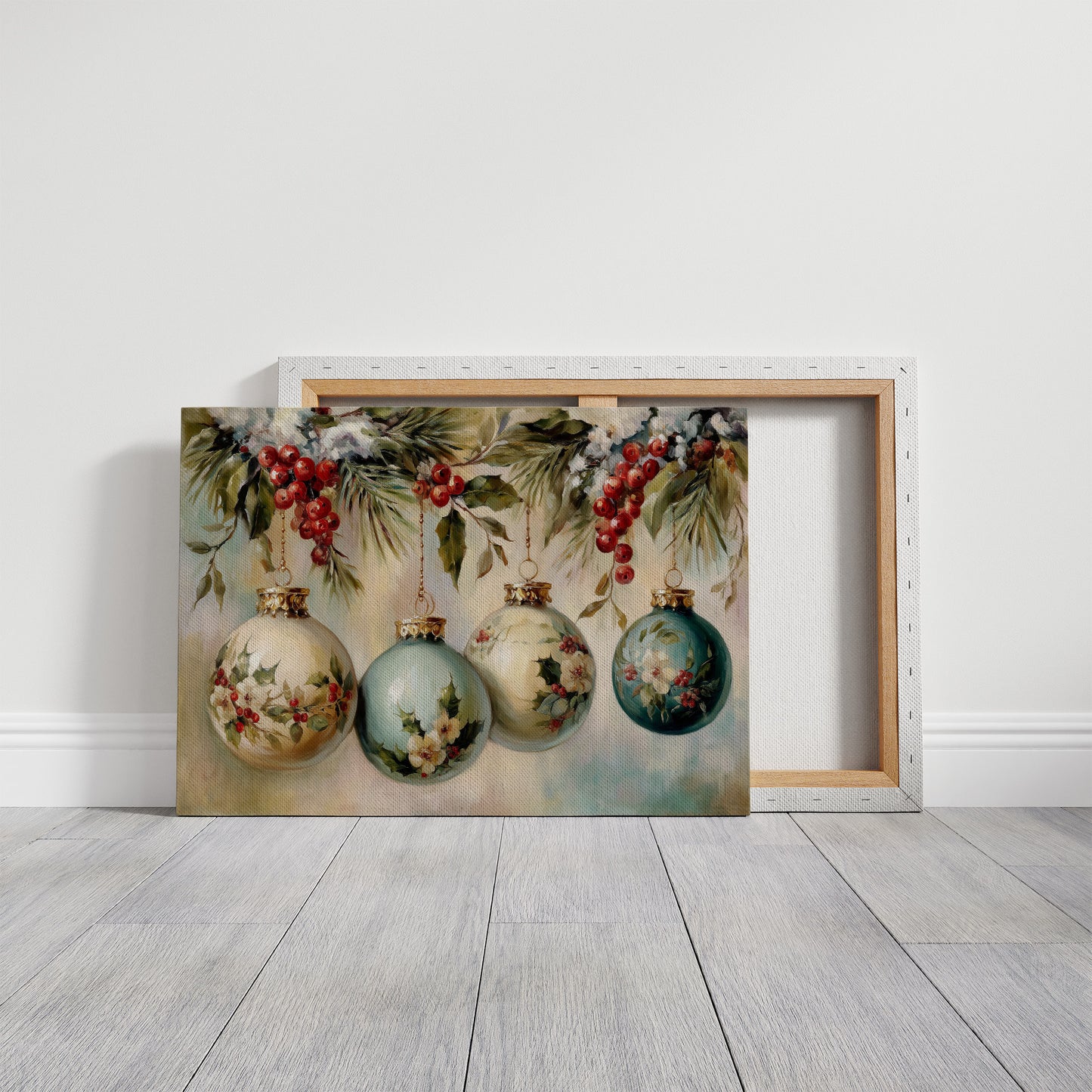 Vintage Ornaments Paint December's Story