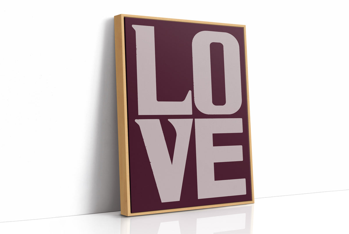 LOVE: Plum and Dusty Rose