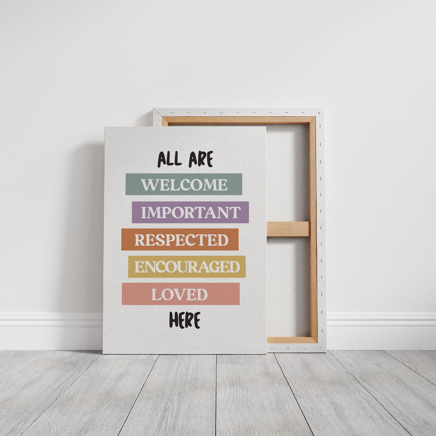 All Are Welcome Classroom Affirmation Print