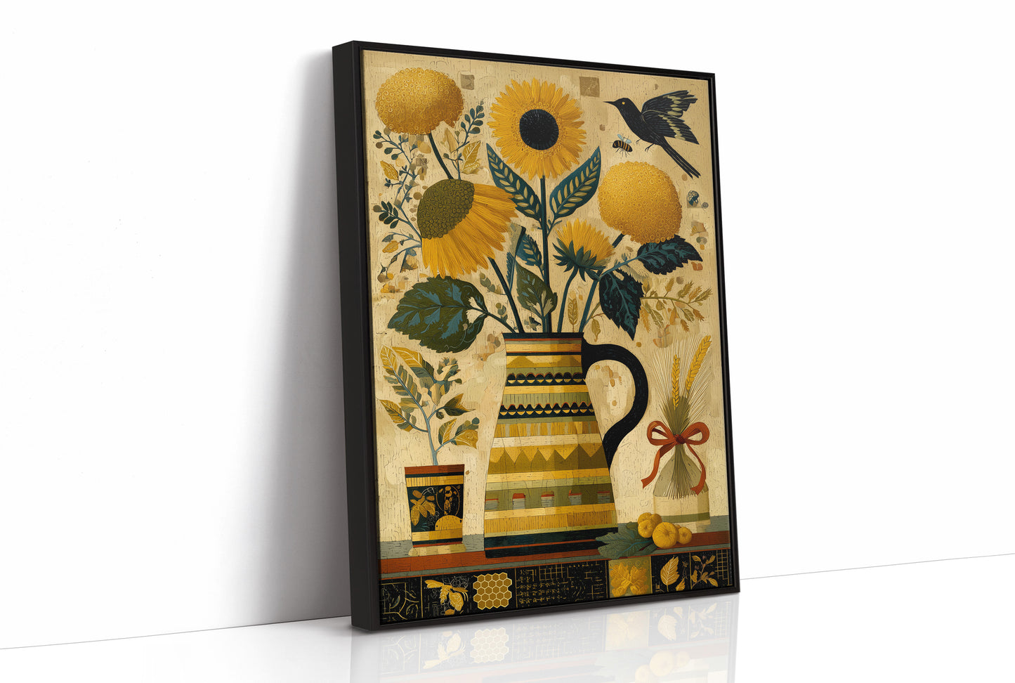 Sunflowers and Wheat