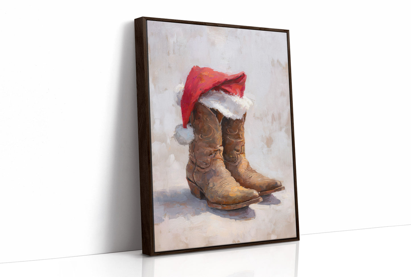 Santa Boots Bring Ranch Christmas Magic
