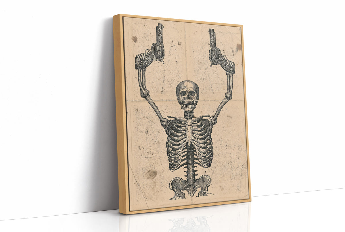 Hands Up: Engraved Skeleton Outlaw