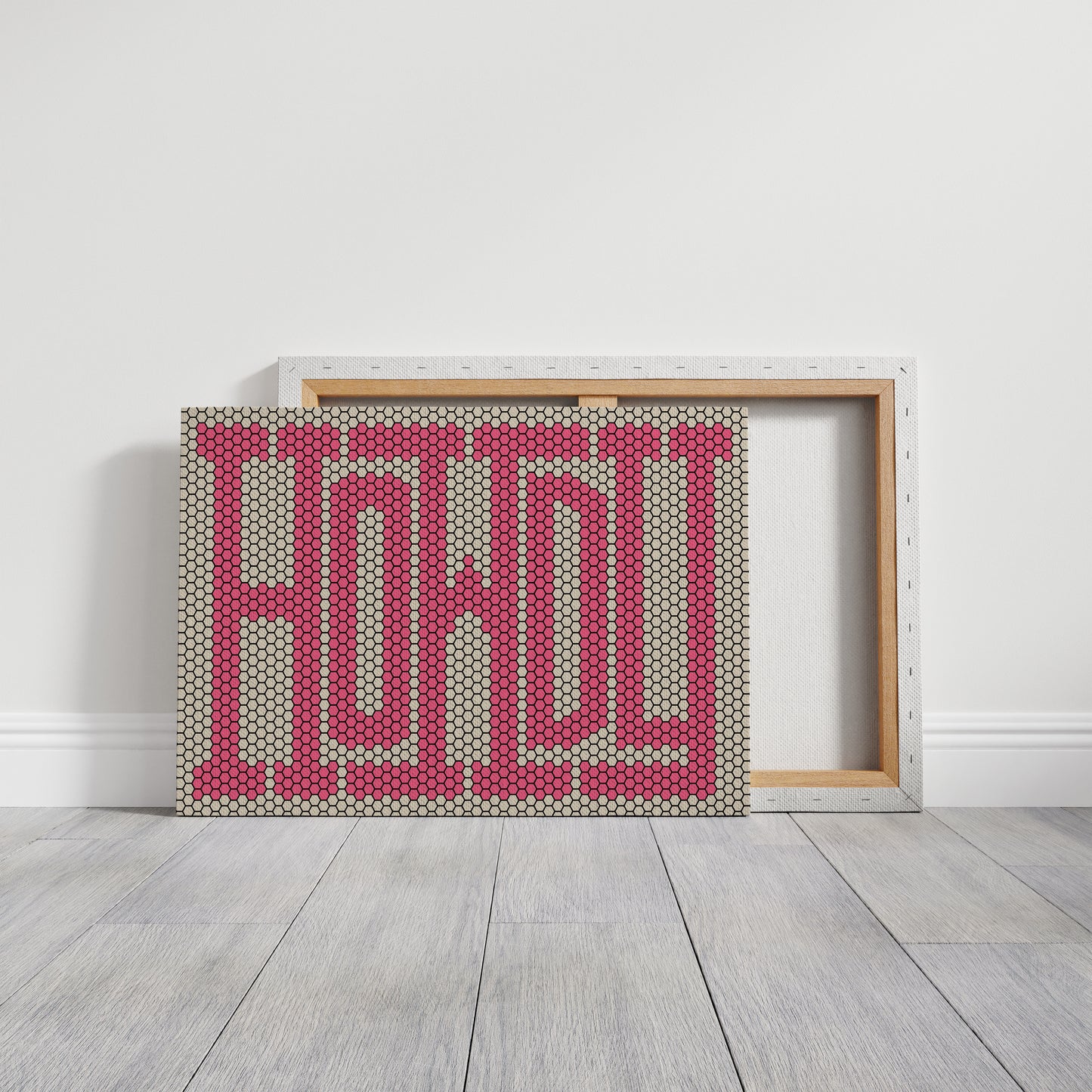 Howdy Pink Mosaic Western Greeting