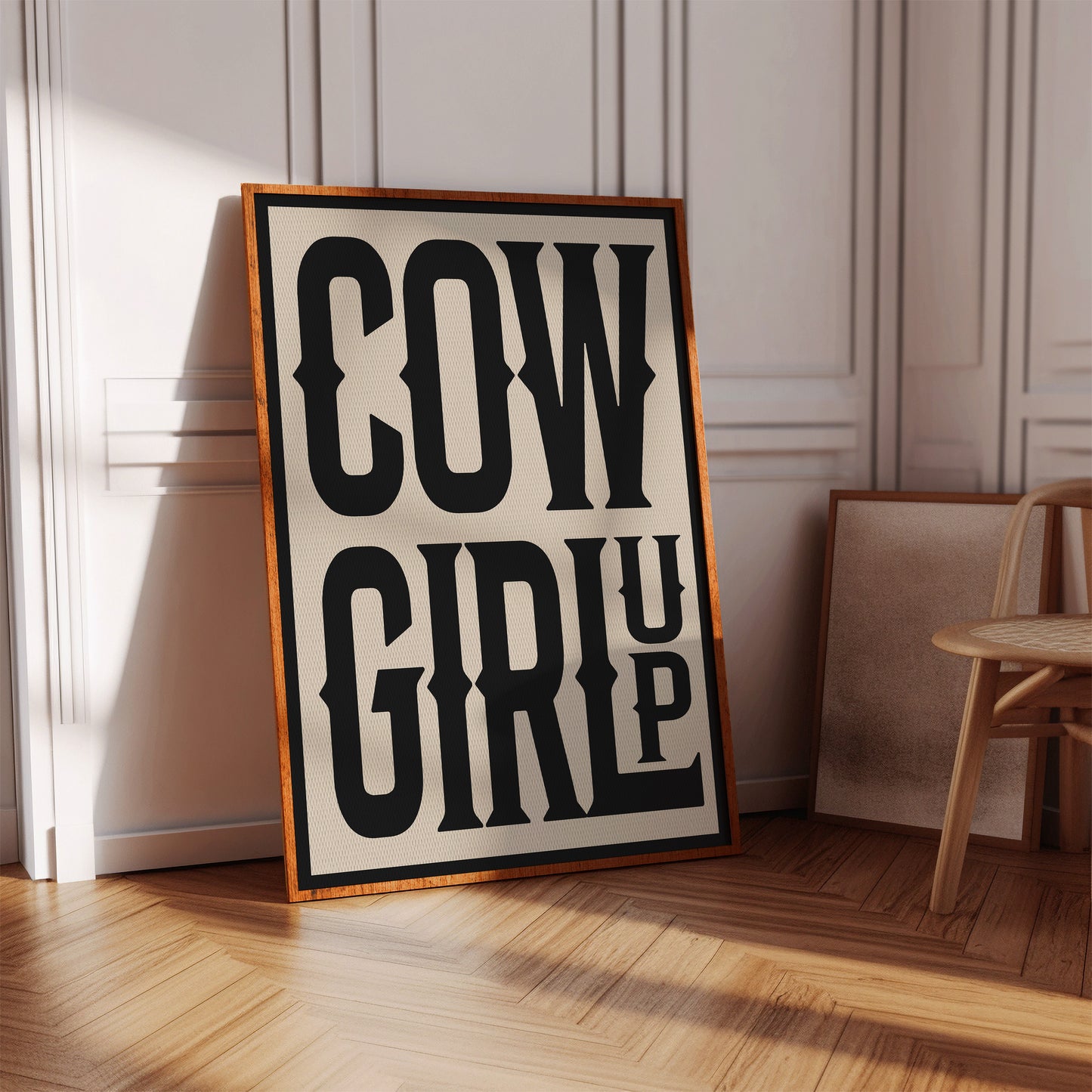 Cowgirl Up Bold Western Spirit Art