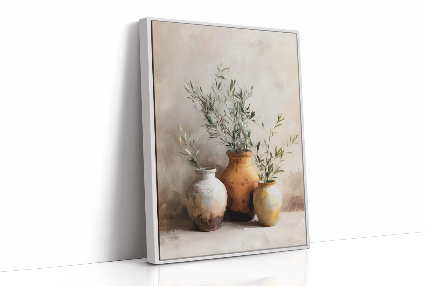 Whispers of Olive: Ceramic Trio in Harmony