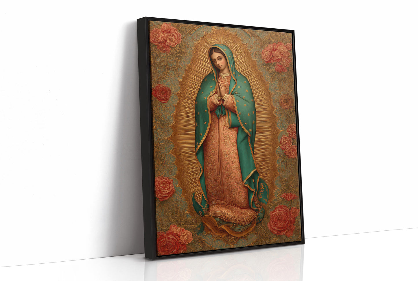 Radiant Devotion Adorned With Roses