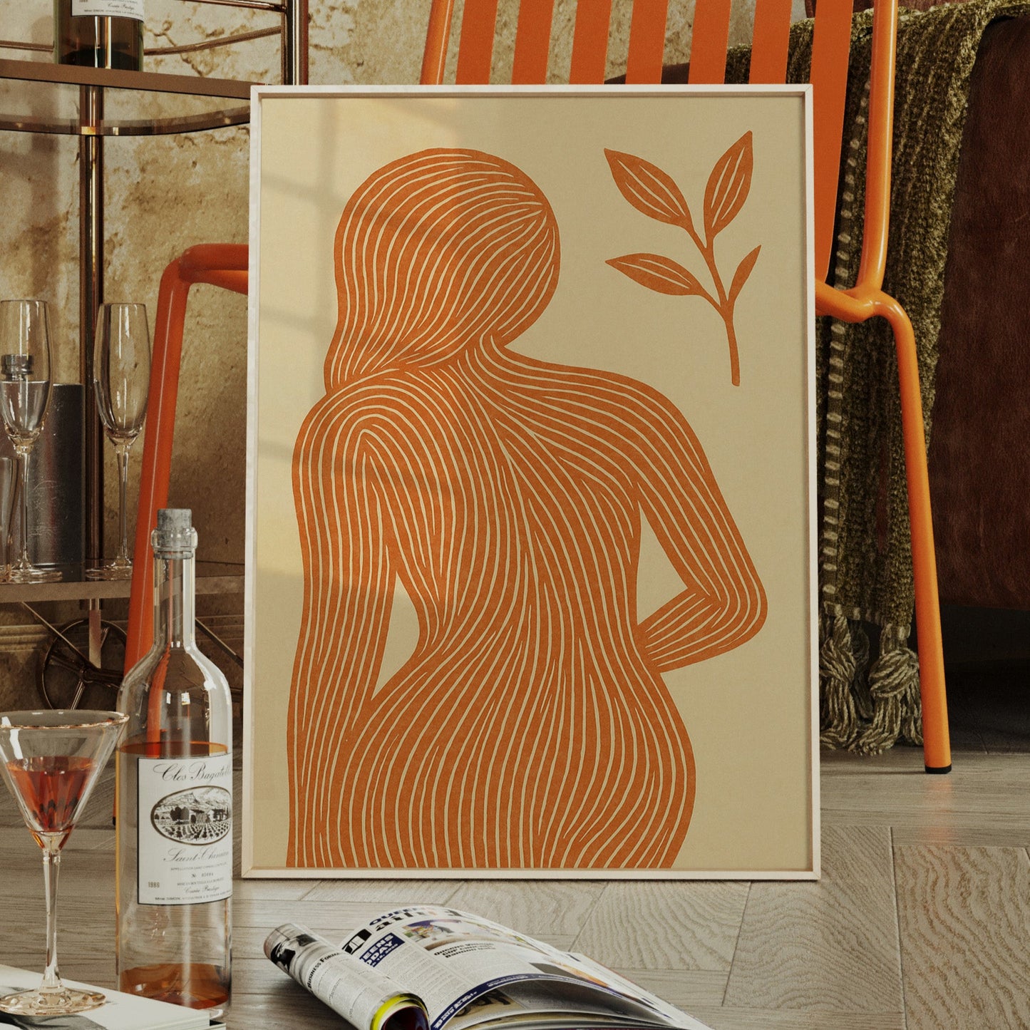 Earth Lines of the Feminine Form