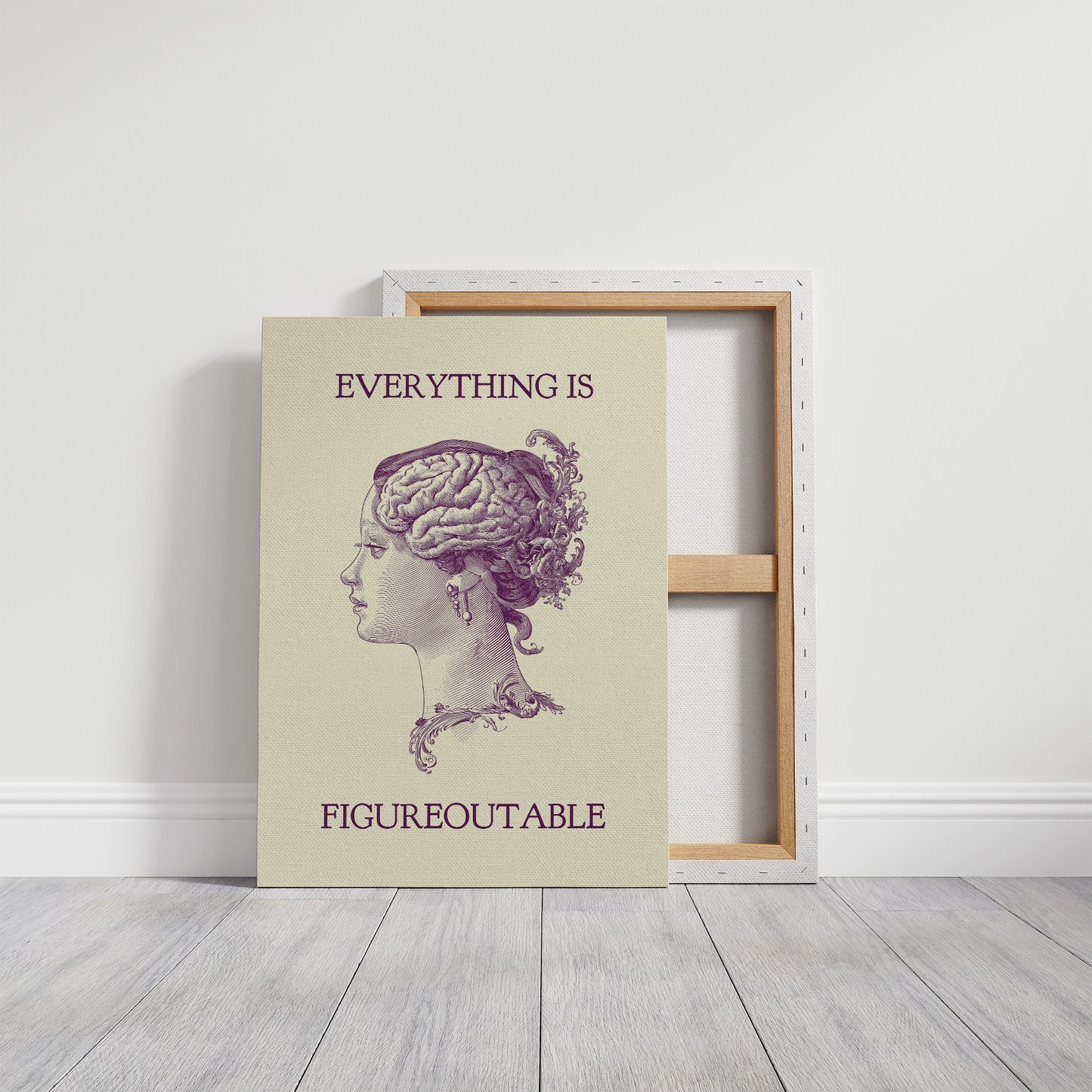 Everything Is Figureoutable Vintage Mind Quote Print