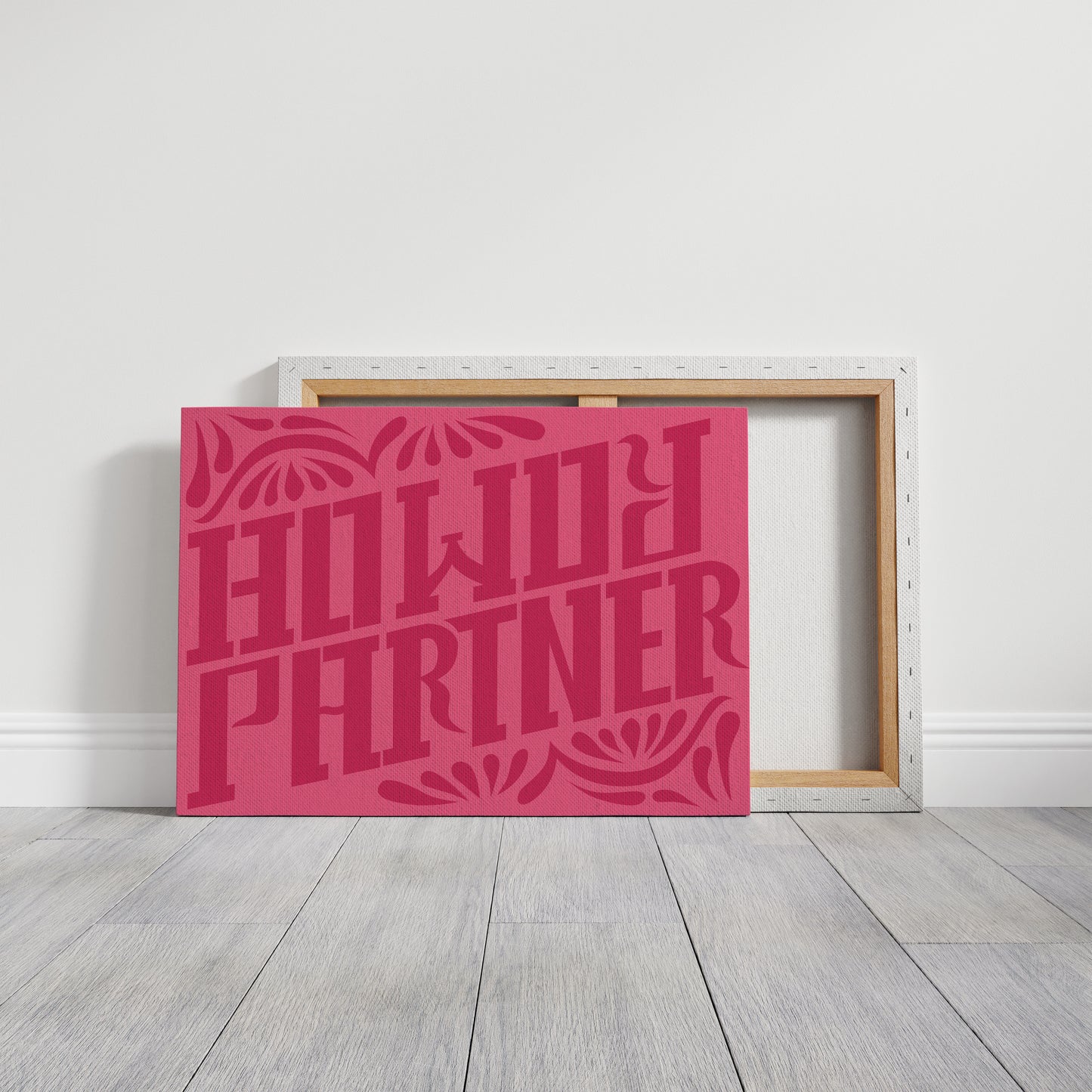 Howdy Partner in Playful Pink Western Style