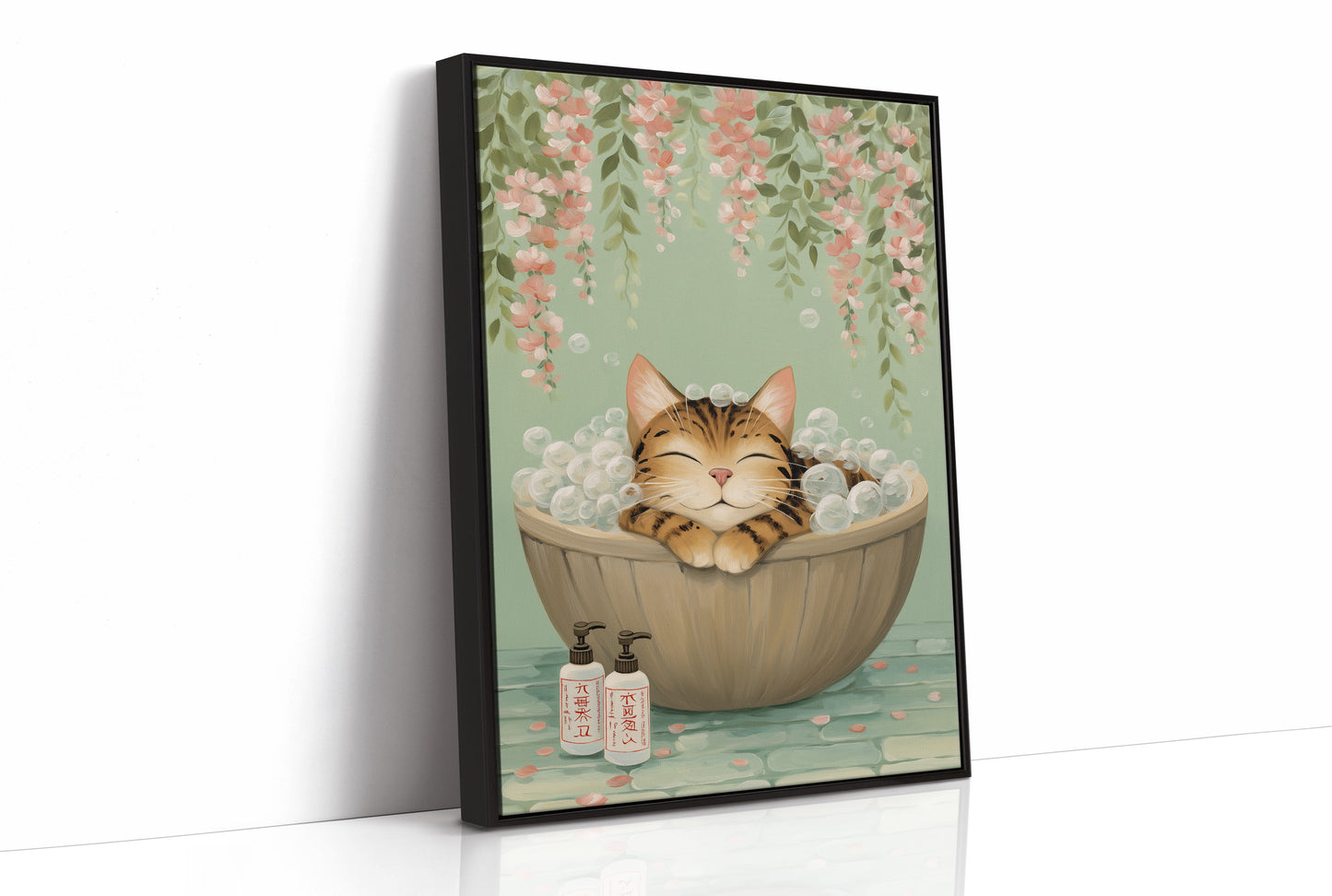 Bubble Bath Under Cherry Blossoms