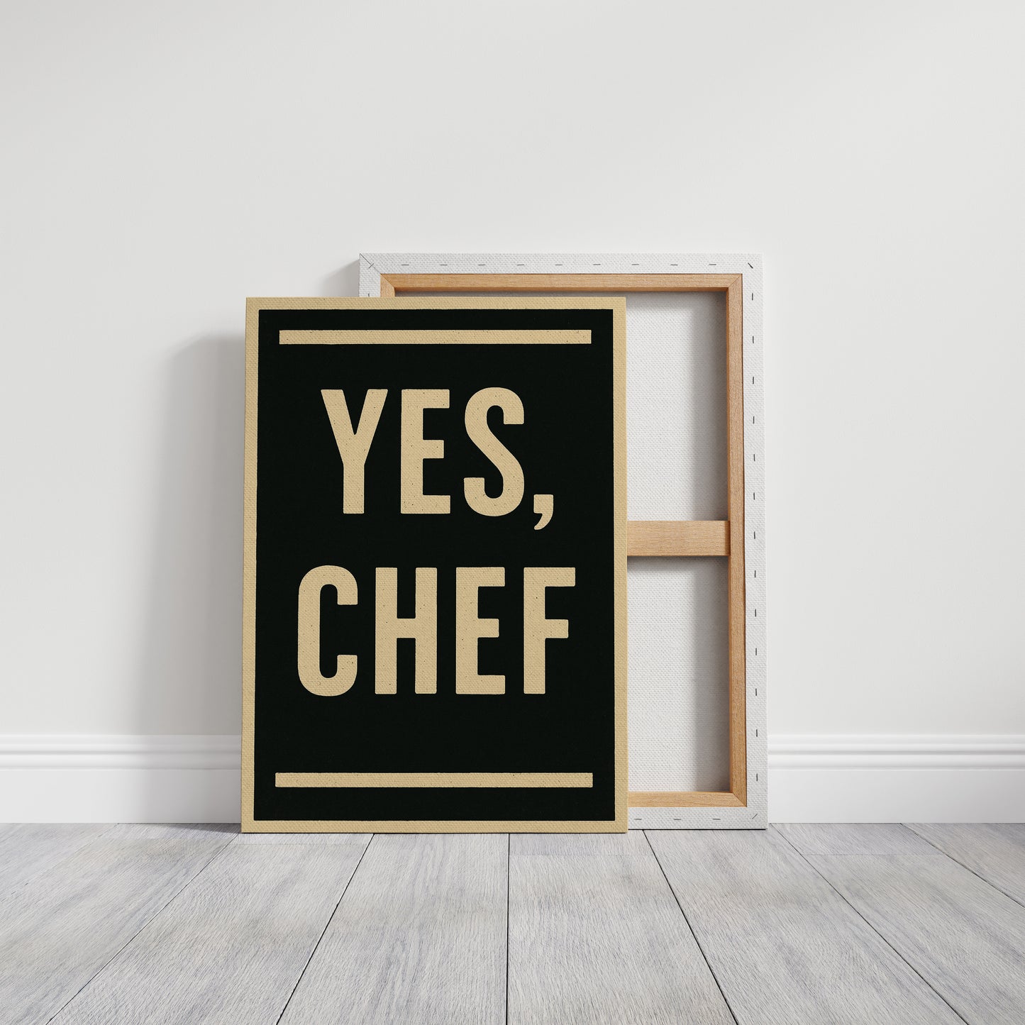 Yes Chef Kitchen Command Print